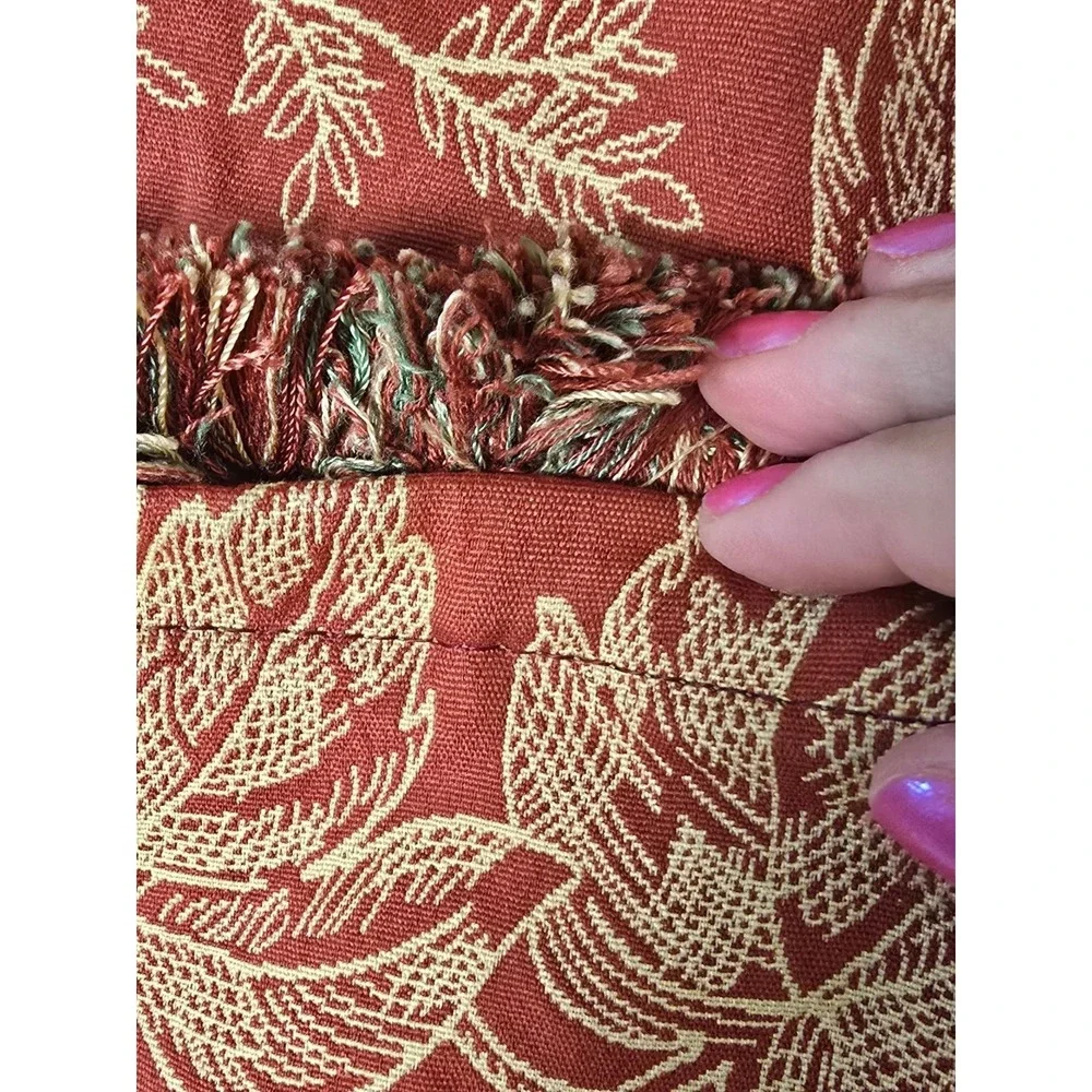 Handcrafted 20 inch‎ square throw pillow pair